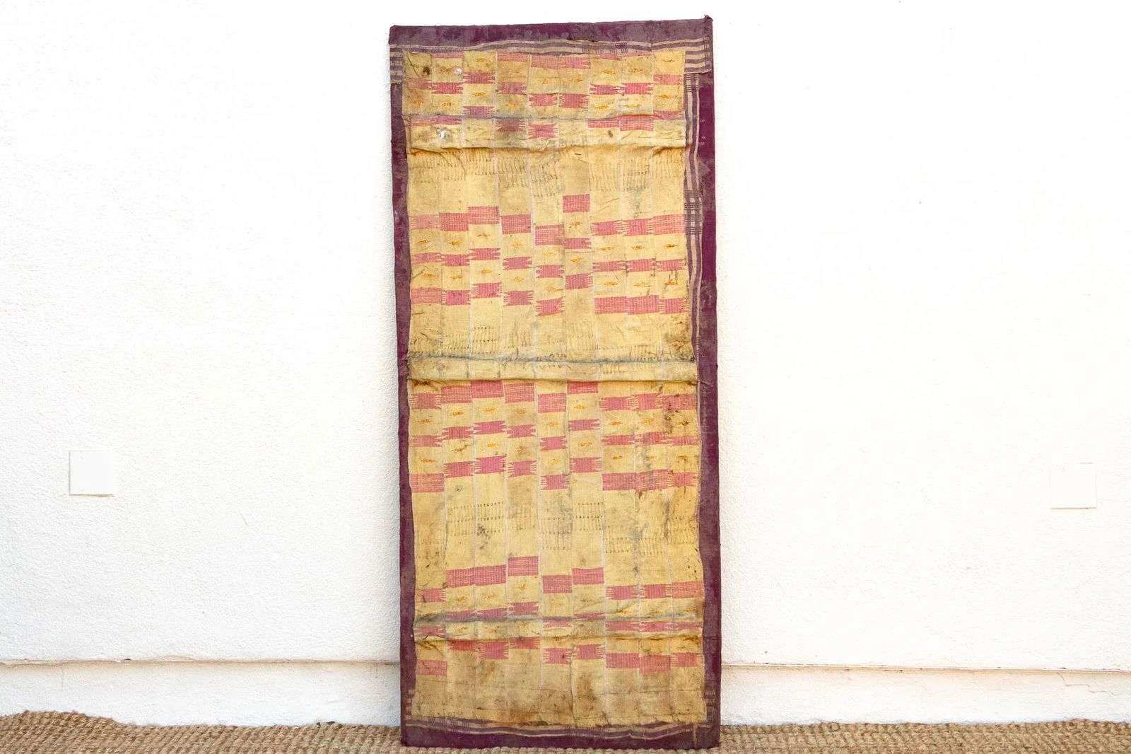 Vintage Yoruba Spirit Beaded Wall Panel - 10