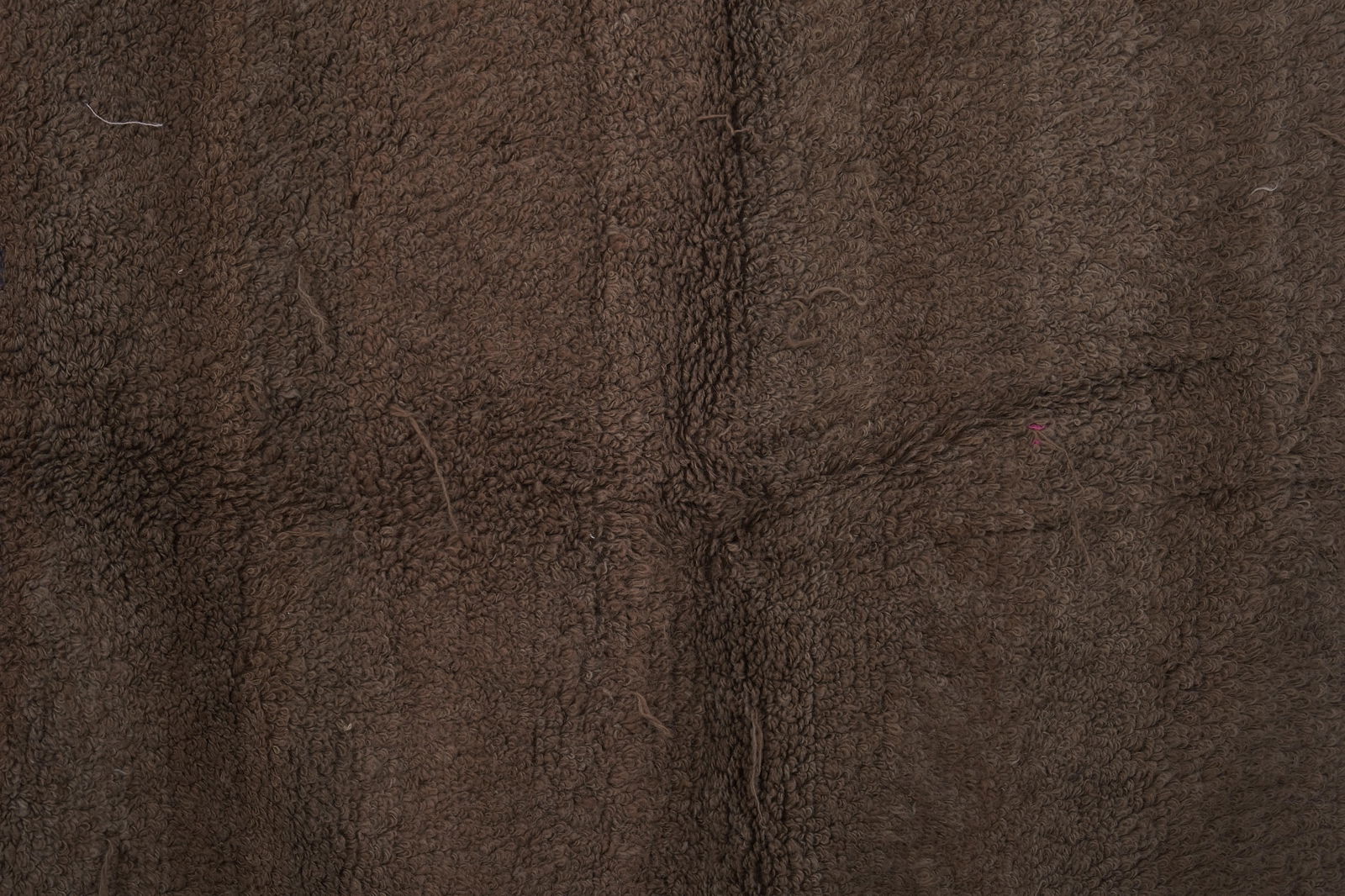 Vintage Angora Wool Turkish Shaggy Rug 4'2'' X 5'2'' - 5