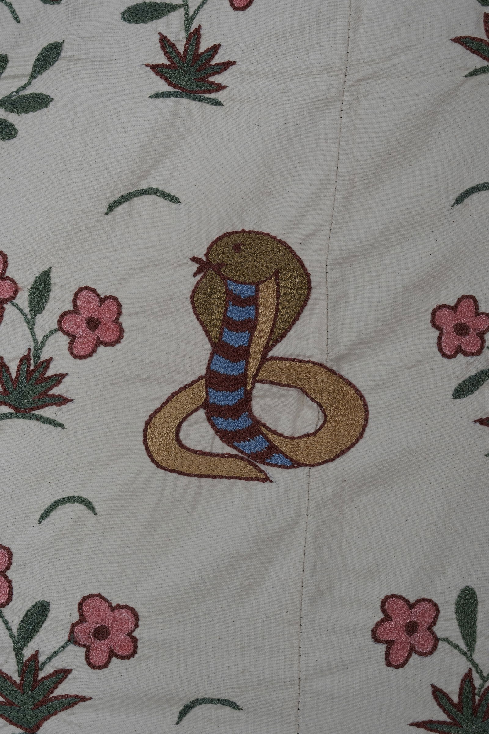 Animal Suzani Wall Hanging Decor 2'9'' X 3'2'' - 8