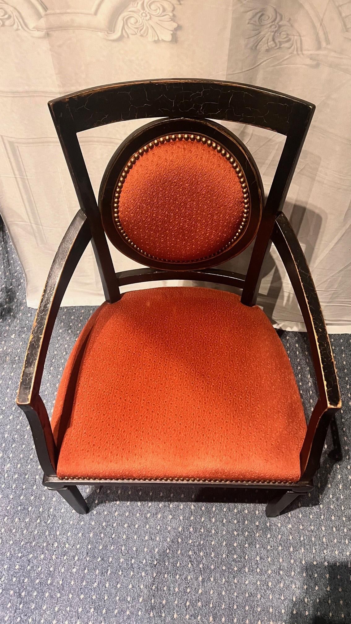 Set of 6 Upholstered Dining Arm Chars by Minton-Spidell, 1990s - 6