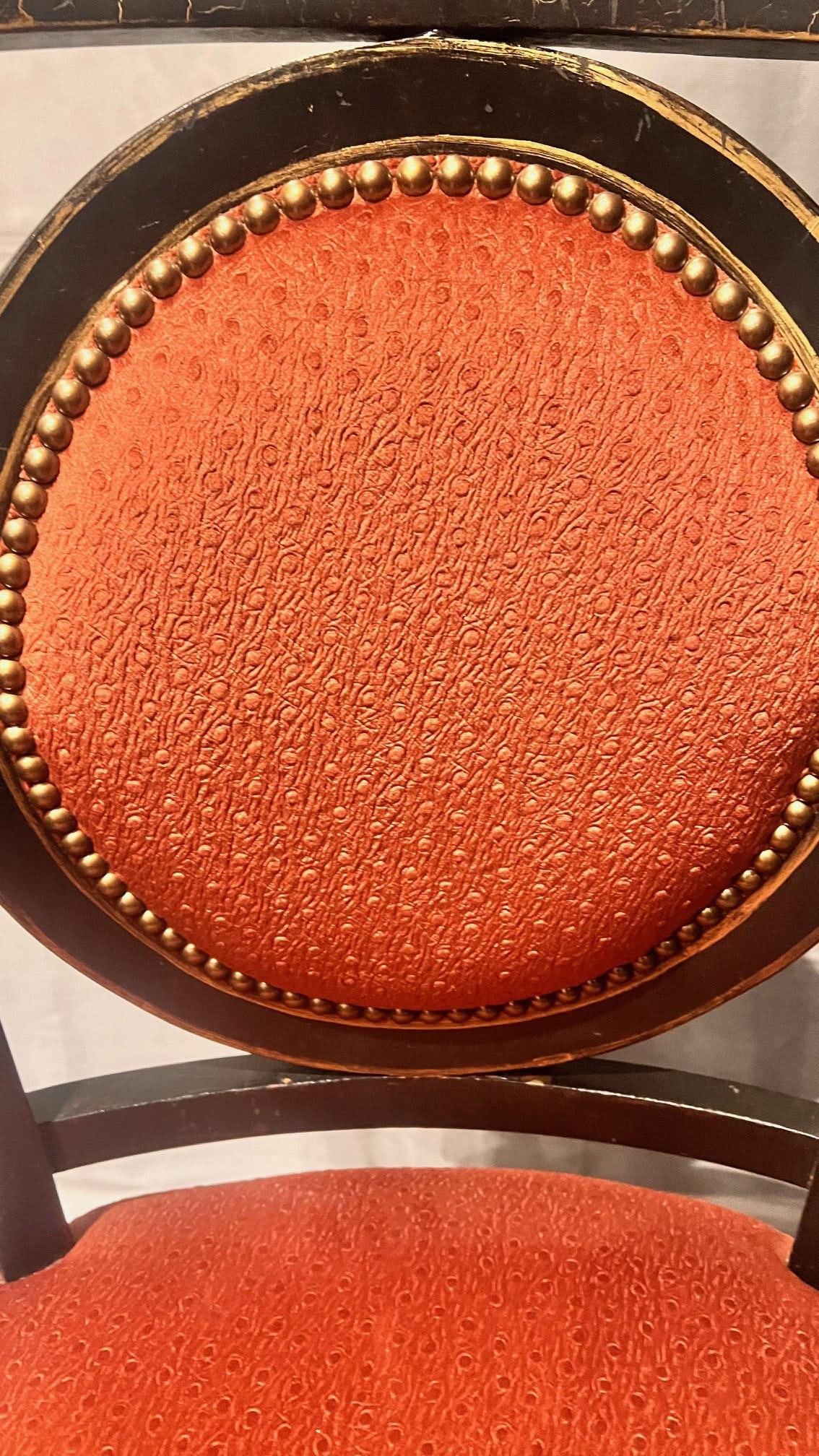 Set of 6 Upholstered Dining Arm Chars by Minton-Spidell, 1990s - 8