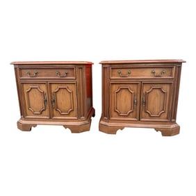 1990s Century Furniture Cardella Collection Nightstands - a Pair