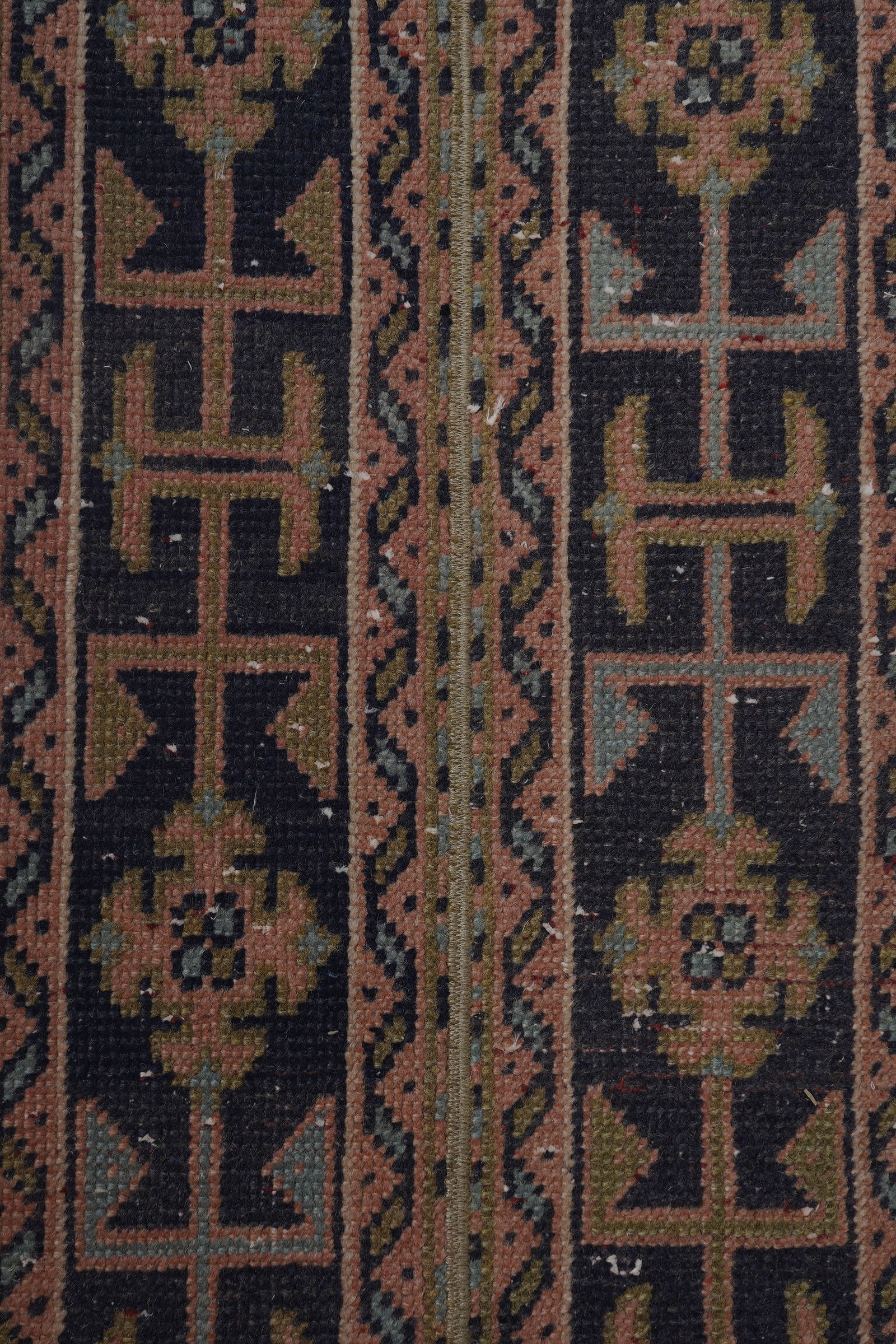 1960s Hand-Knotted Anatolian Karapinar Runner - Stair Carpet 1'6'' X 19'8'' - 6