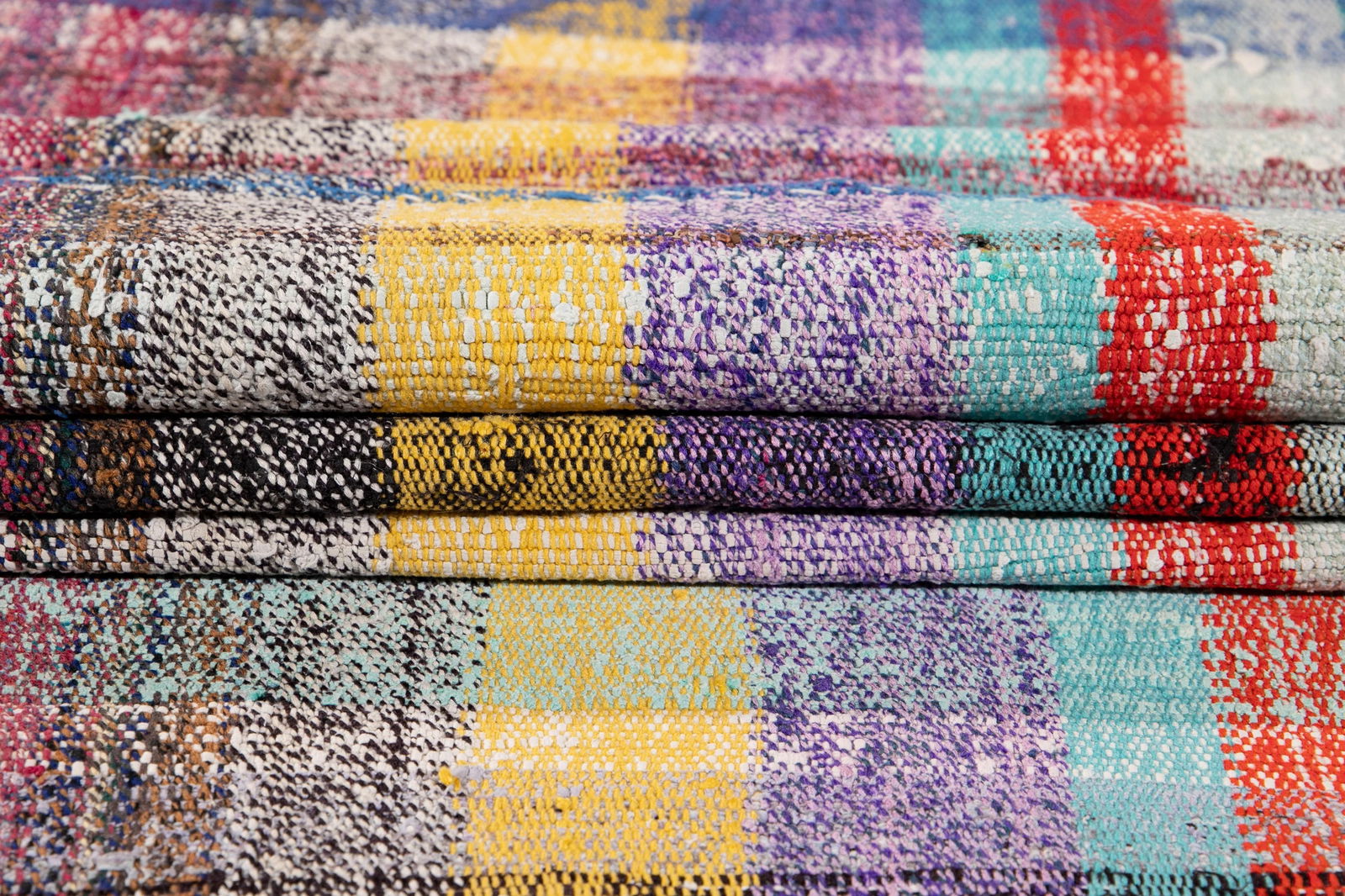 Vintage Flat-Weave Wool Runner 4 X 13 - 5