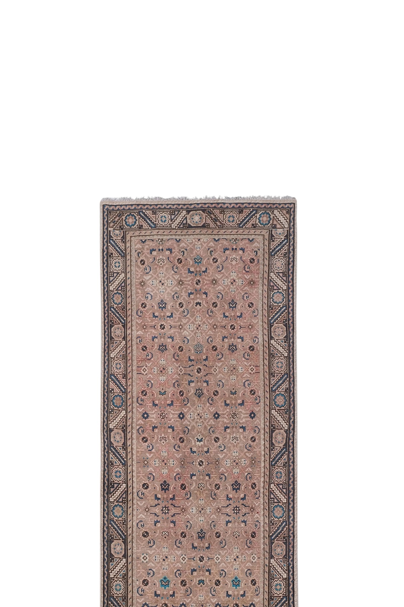 Caucasian Runner Rug 3'2'' X 13'7'' - 2