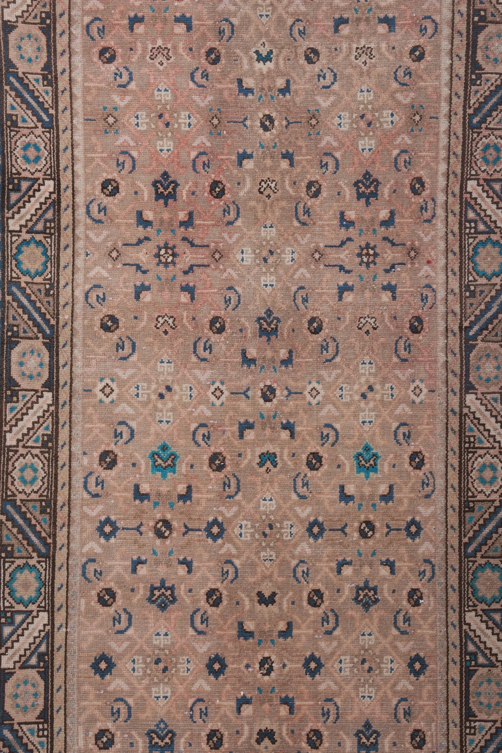 Caucasian Runner Rug 3'2'' X 13'7'' - 8
