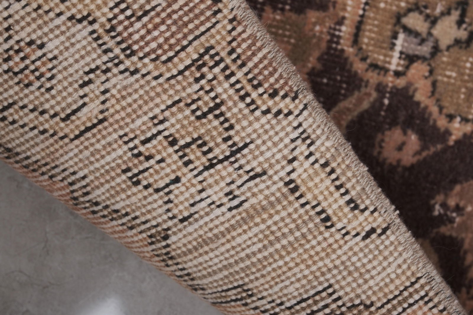 Vintage Turkish Oushak Handmade Runner 2'6'' X 23'7'' - 11