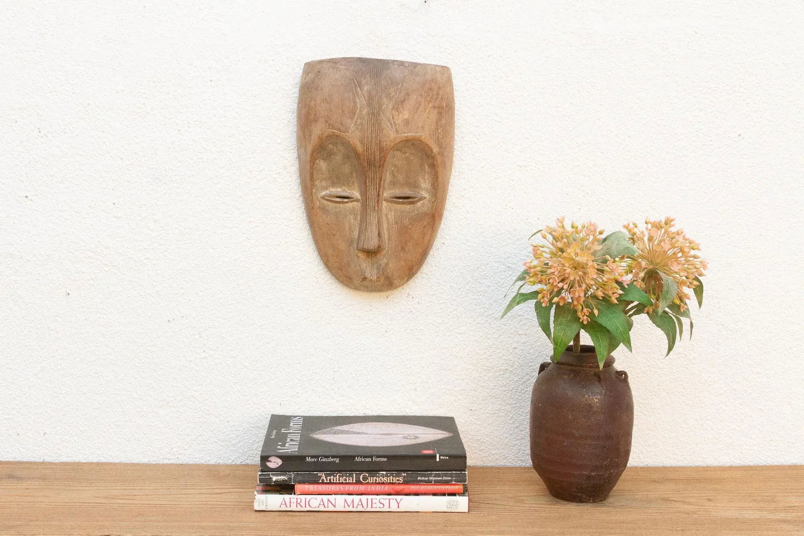 Weaver's Tale Carved Aged Mask - 2