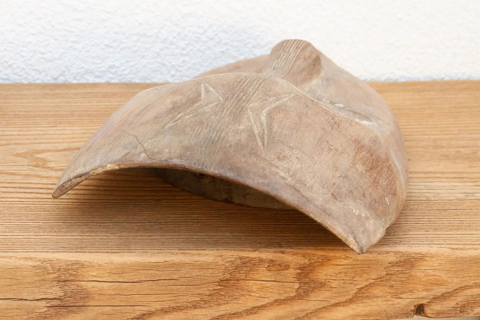 Weaver's Tale Carved Aged Mask - 8