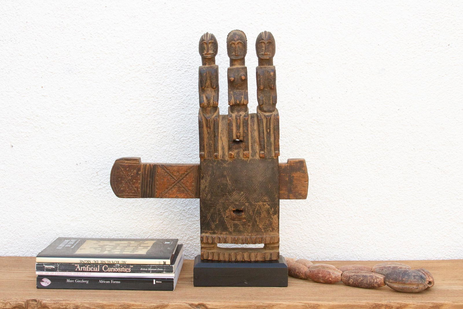 Antique African Bamana Three Guardian Door Lock - 2