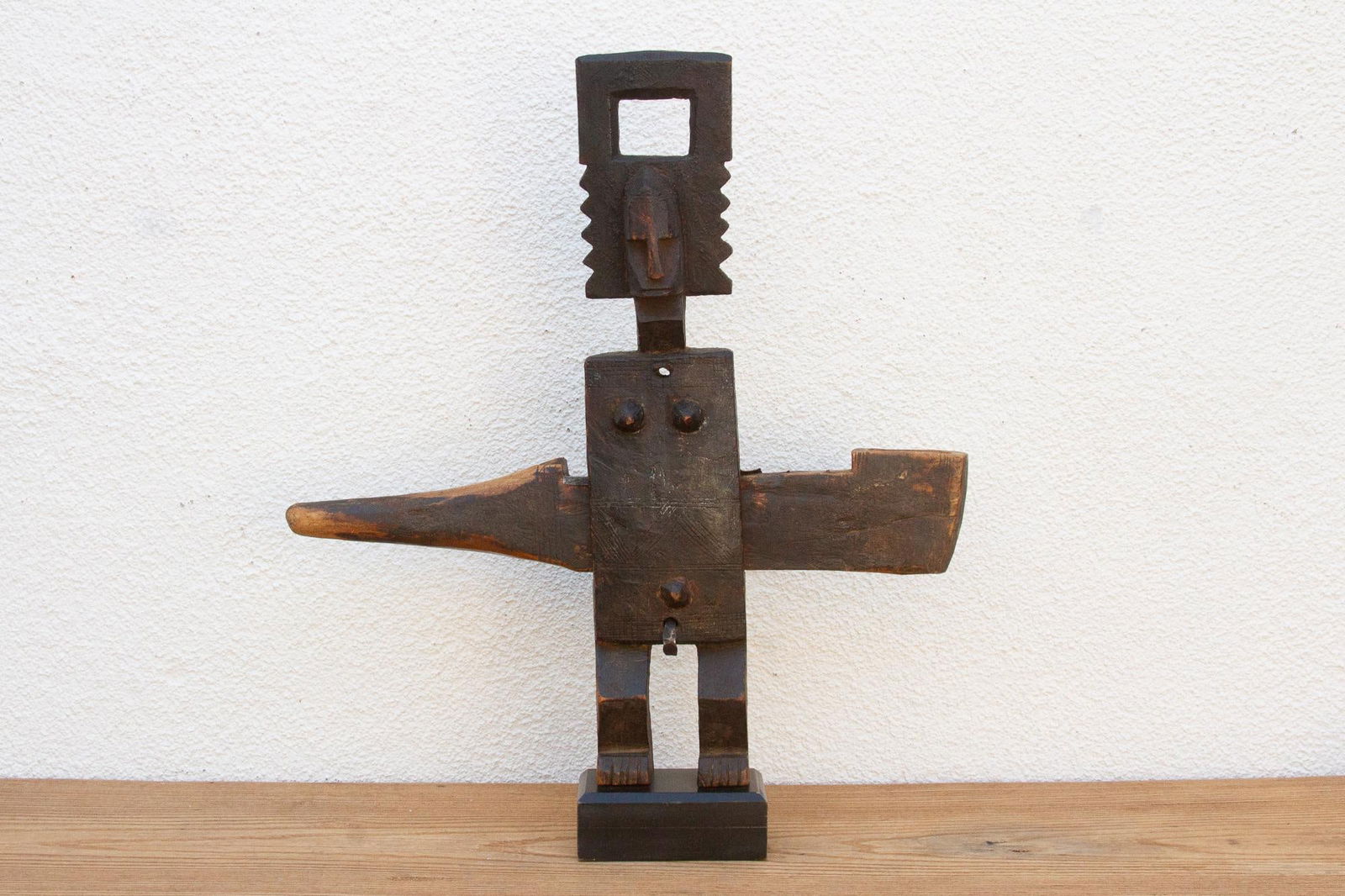 Antique African Bamana Guardian Door Lock - 4