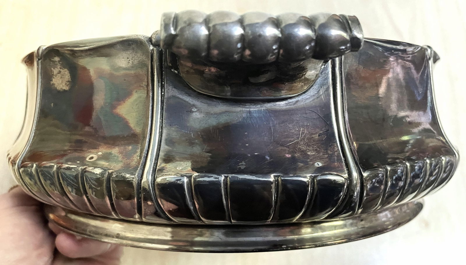 Early 20th Century Orfèvrerie Gallia Art Nouveau Christofle Silverplate Large Serving/Display - 8