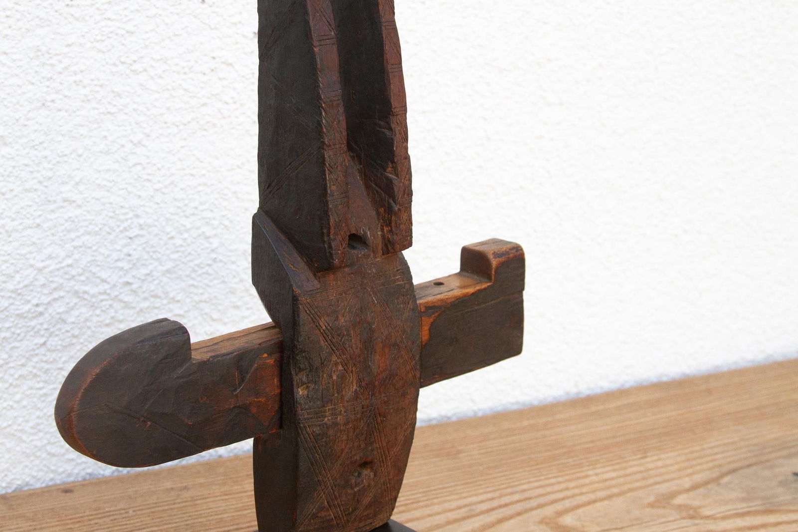 Antique Dogon Door Lock With Celestial Horns - 6