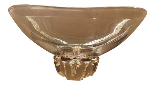 Steuben Glass Pedestal Bowl