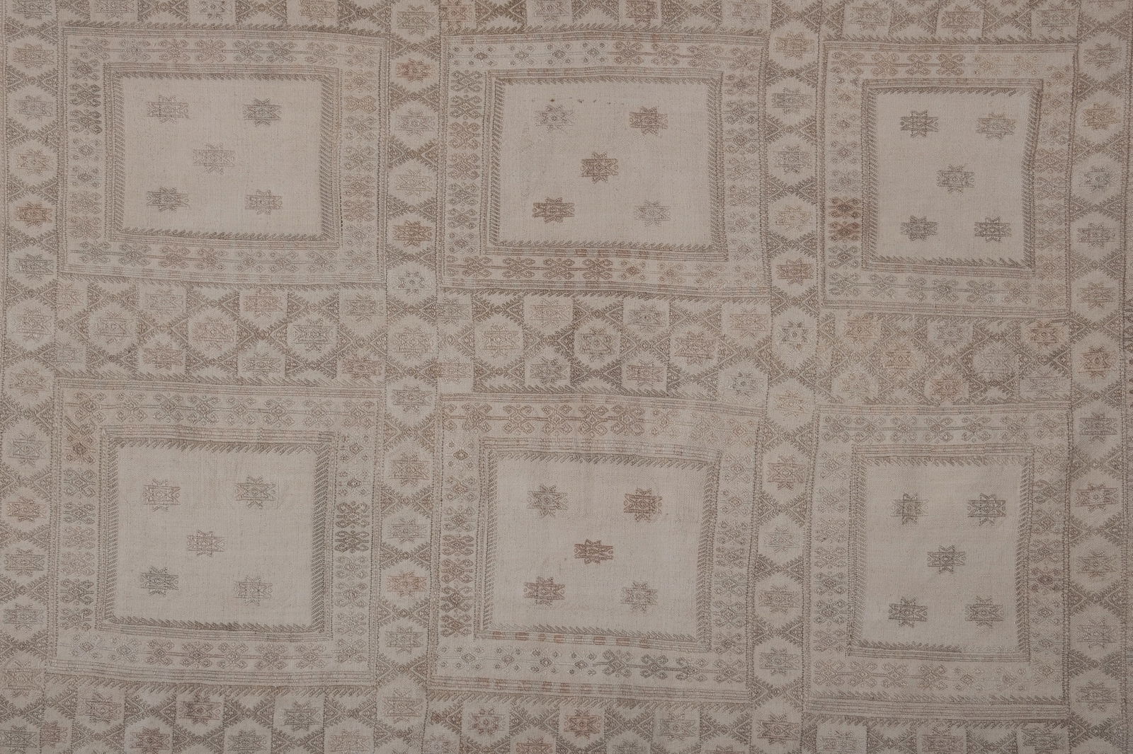 Turkish Jajim Flat-Weave Textile 4'9'' X 7' - 9