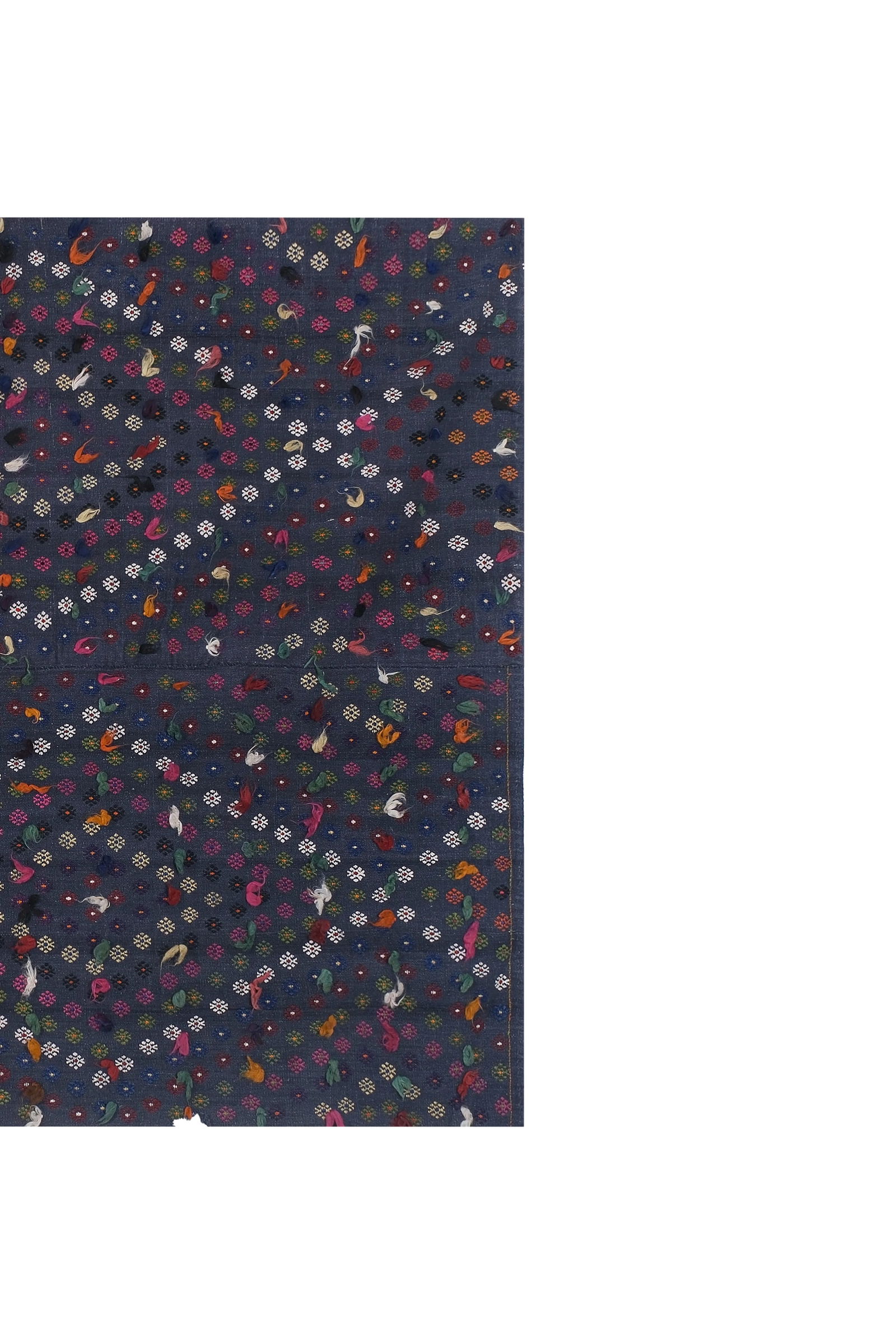 Turkish Jajim Flat-Weave Textile 6'7'' X 9'8'' - 4