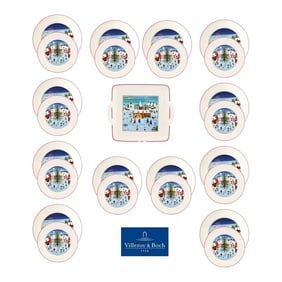 Villeroy & Boch Naif Christmas Dinner Set, Service for 12