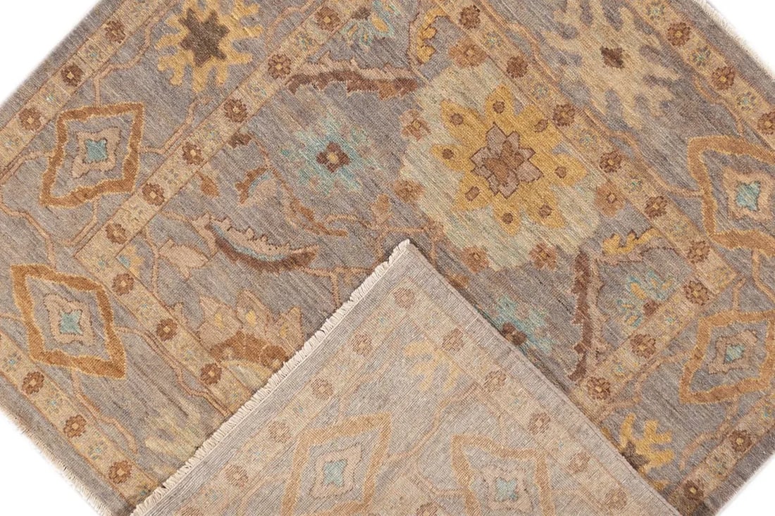 21st Century Modern Square Sultanabad Rug 6 X 6 - 3