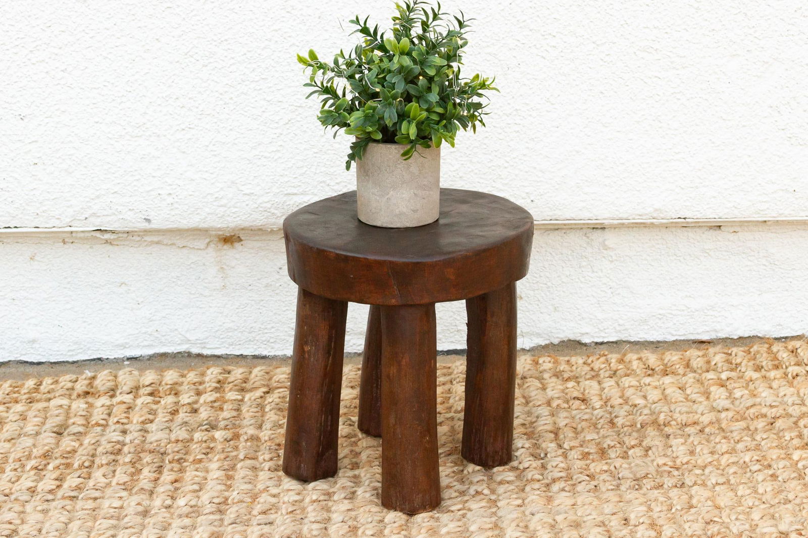 Thick Top Chunky African Stool - 2