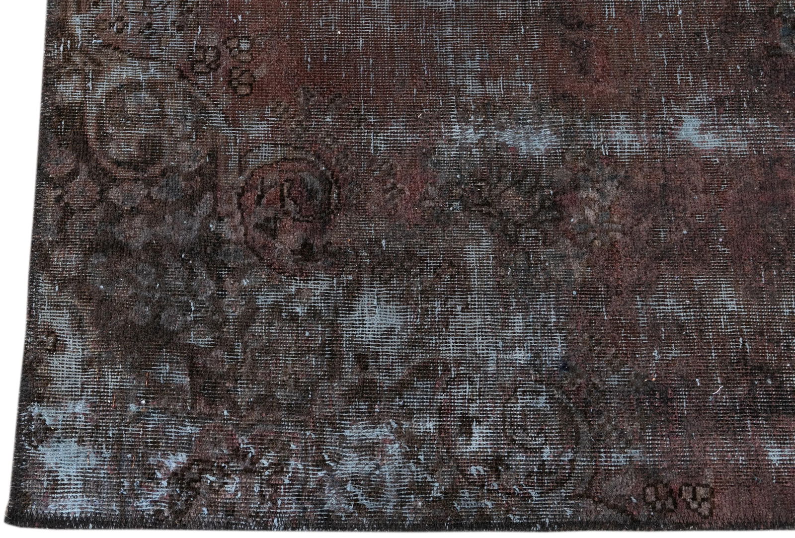 Mid-20th Century Vintage Distressed Turkish Rug, 4'11" X 7'5" - 6