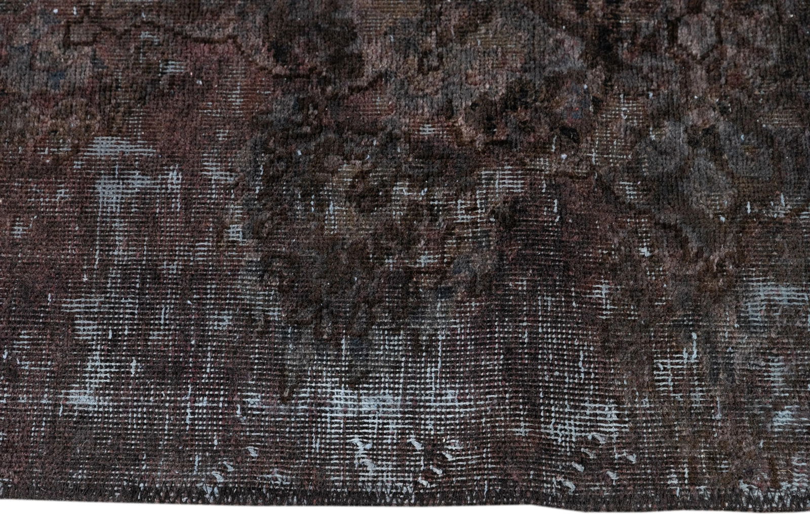 Mid-20th Century Vintage Distressed Turkish Rug, 4'11" X 7'5" - 7