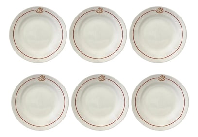 Vintage French Restaurant Bowls, Set of 6