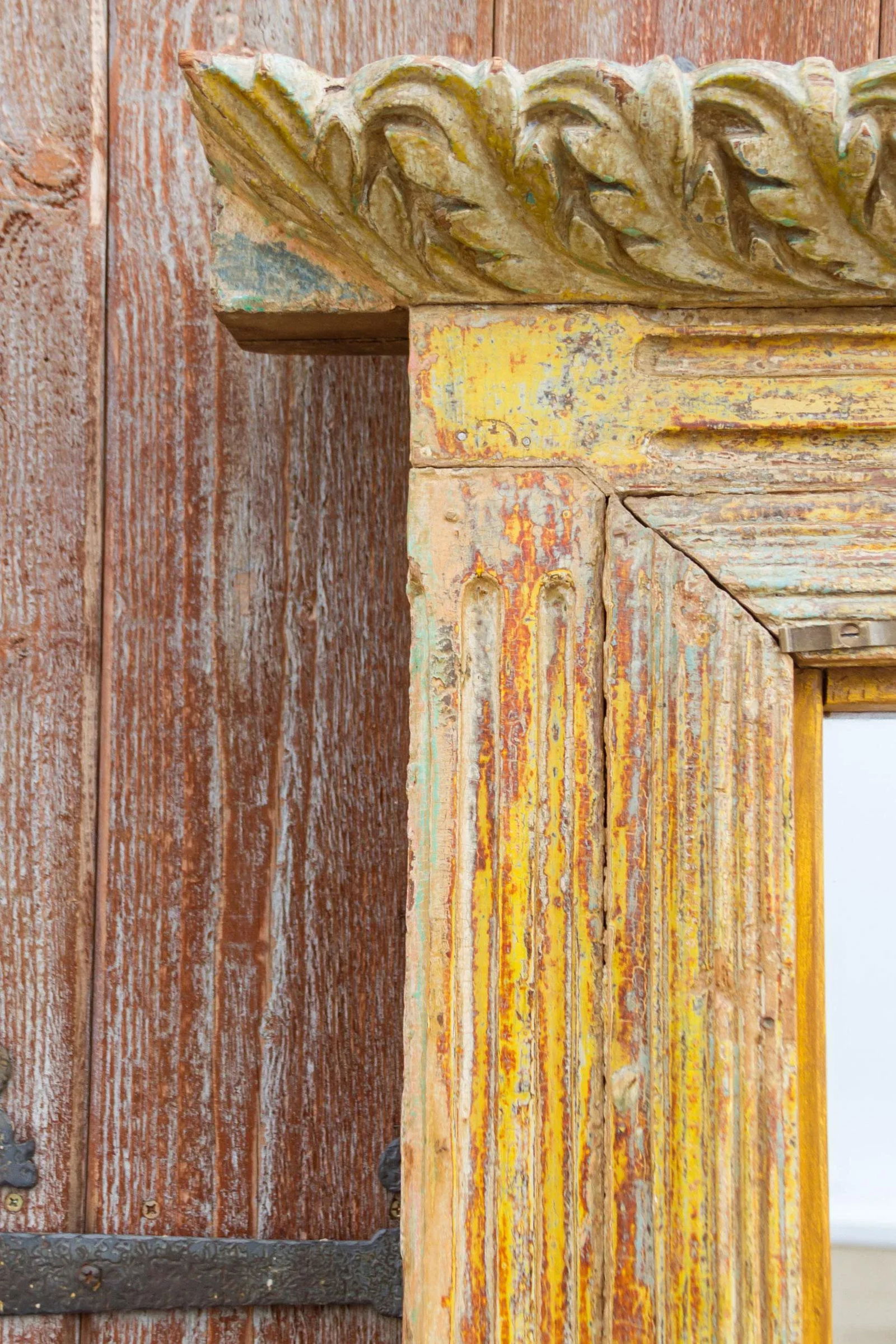 19th Century Carved Tiwari Window Mirror - 4