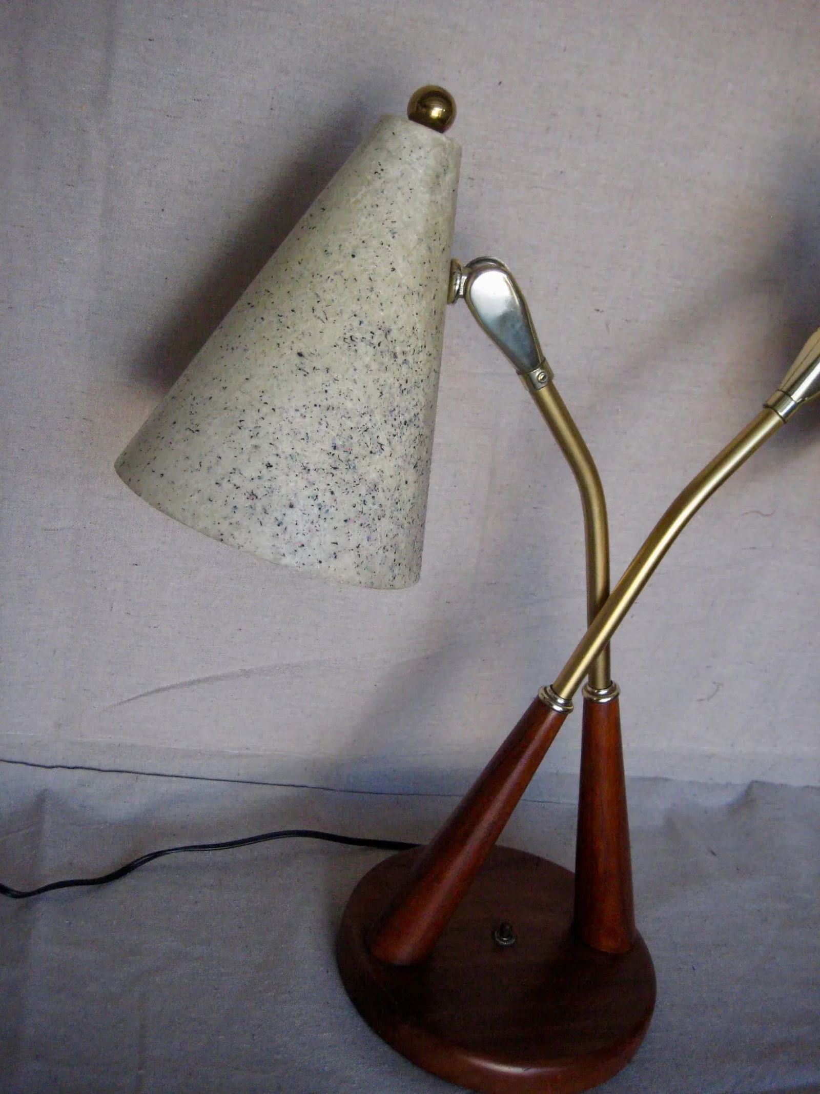 1960s Danish Modern Mid-Century Table Top Lamp or Desk Lamp - 2