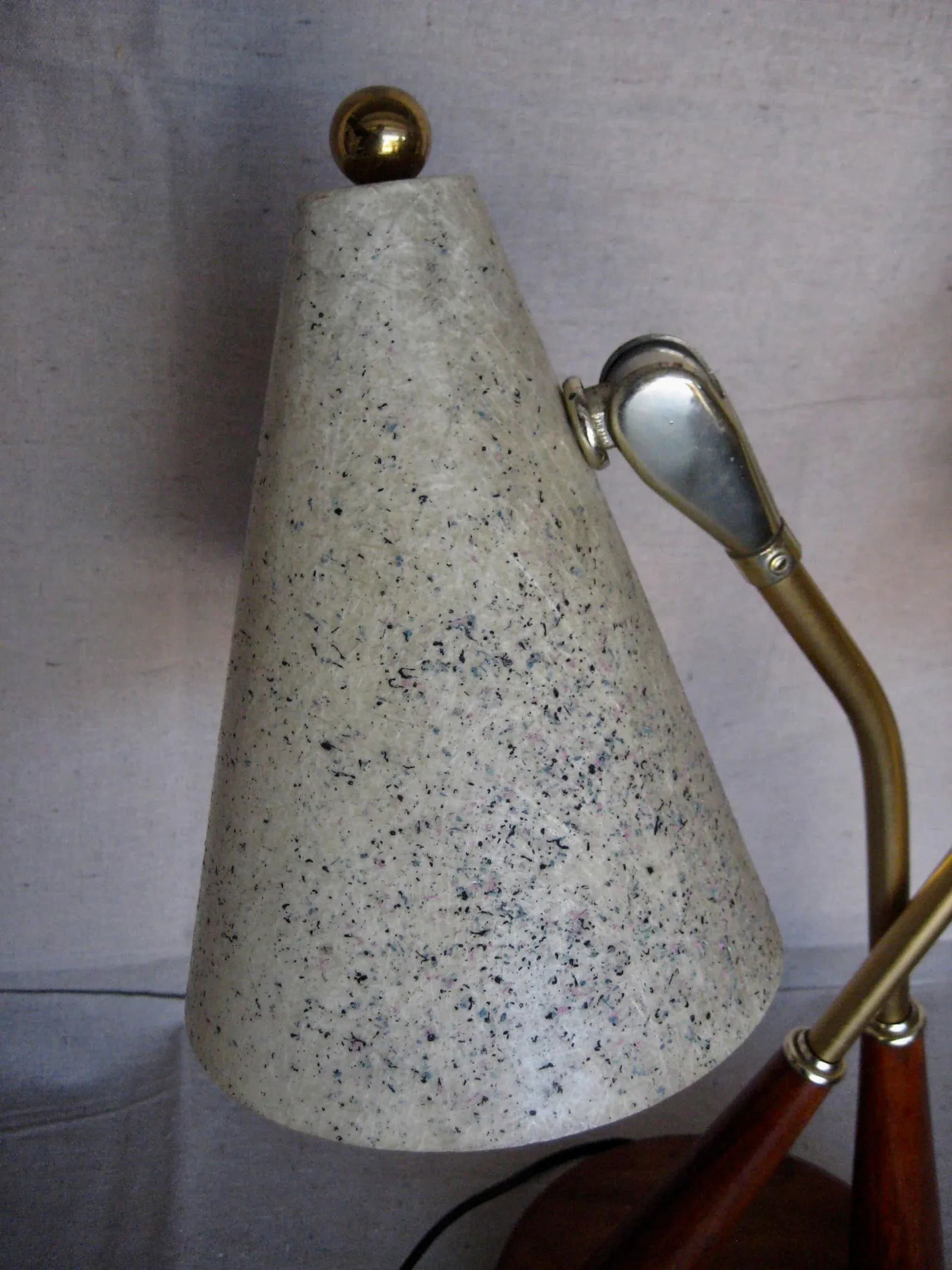 1960s Danish Modern Mid-Century Table Top Lamp or Desk Lamp - 6