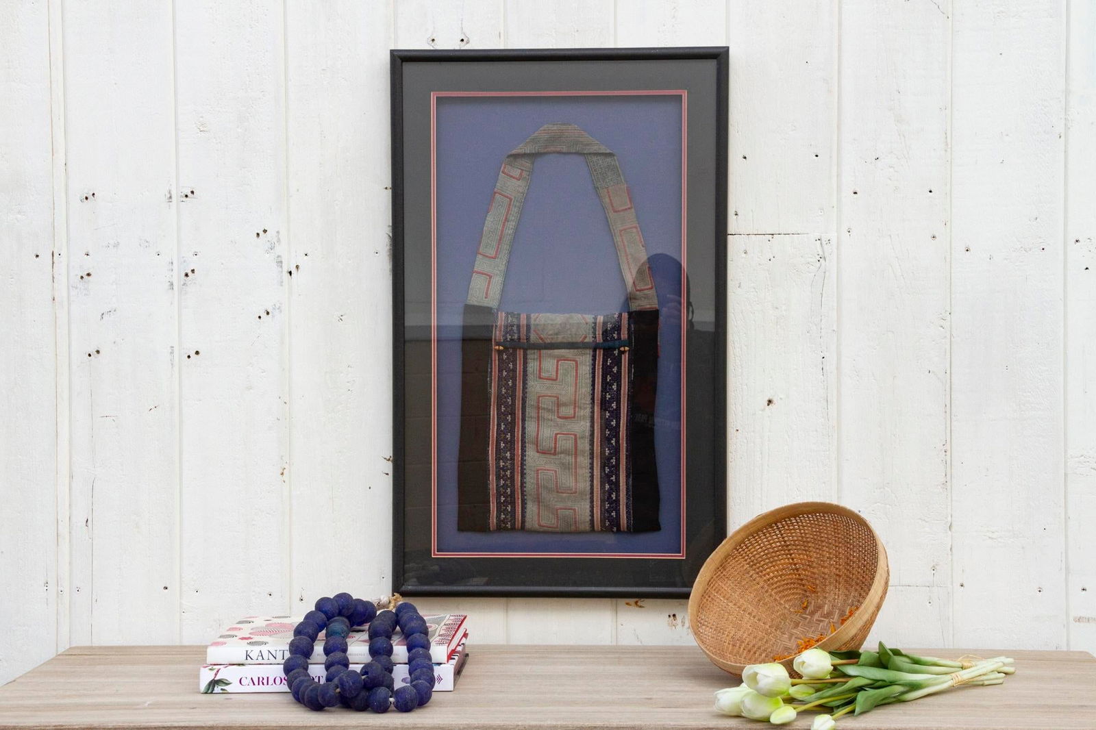 Antique Framed Hmong Baby Carrier - 3