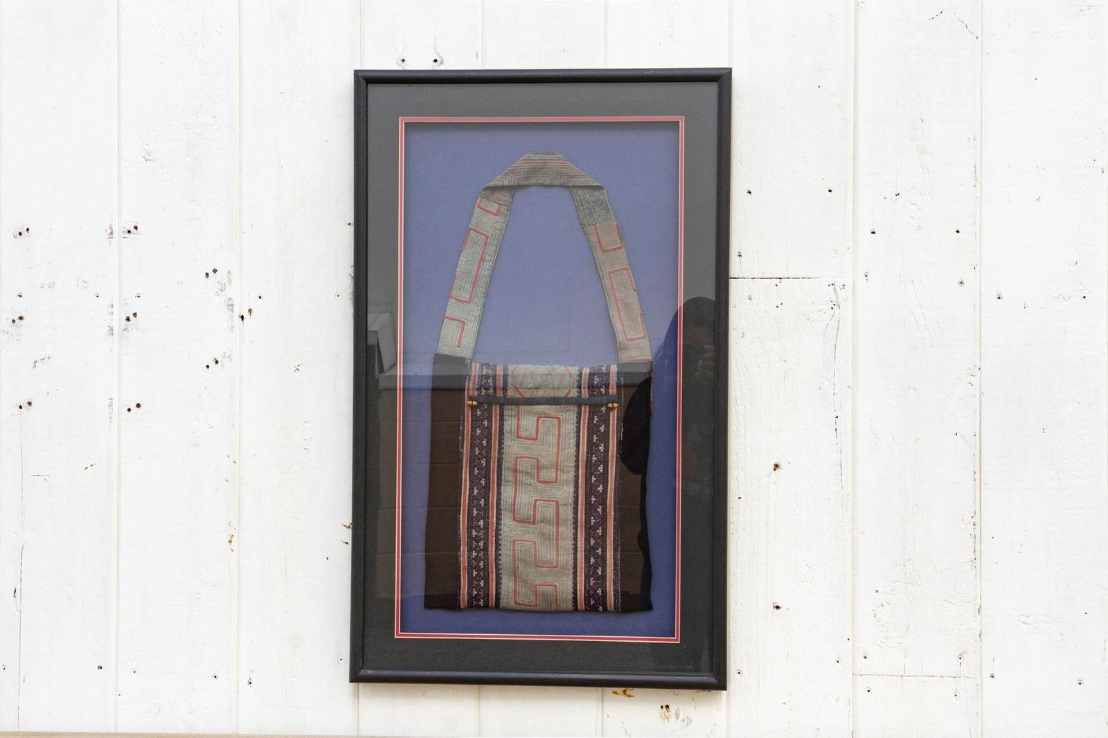 Antique Framed Hmong Baby Carrier - 4