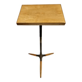 Mid-Century Modern Brass Tripod Music Stand