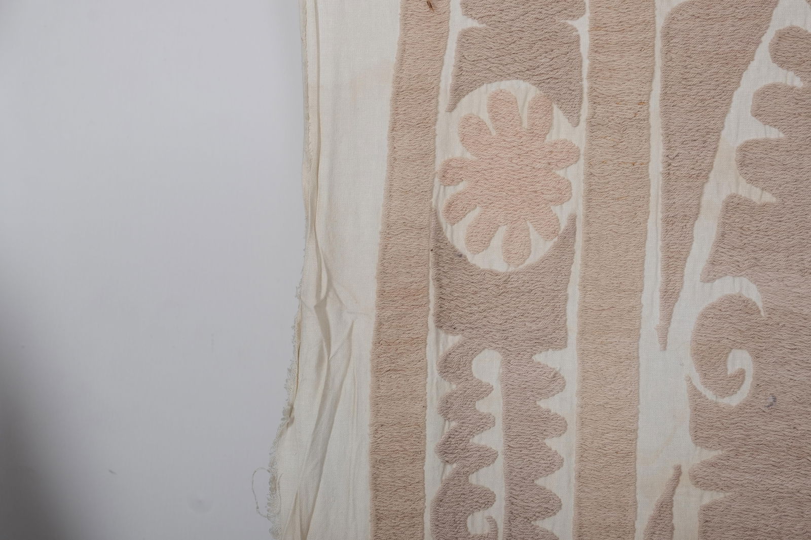 Suzani Tapestry - Pink Uzbek Table Cloth - 6