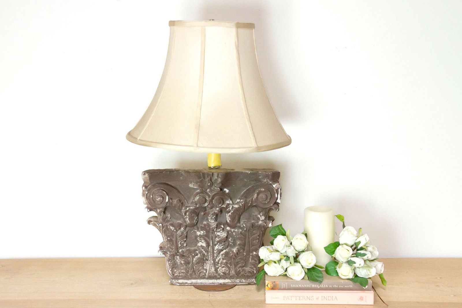 Neoclassical Cast Stone Architectural Lamp - 7