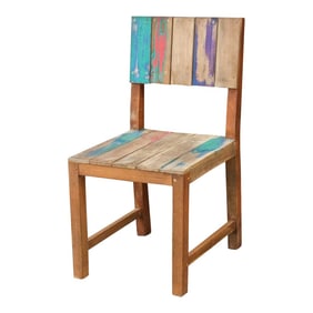 Reclaimed Teak Painted Chair