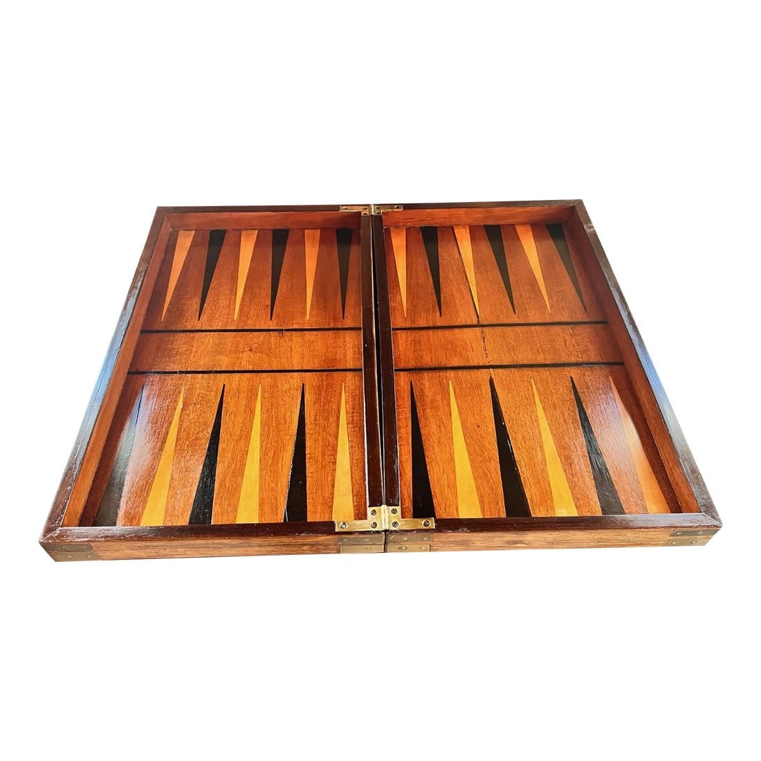 Restored Antique Rosewood Backgammon Box Circa 1900: Meticulously restored 1900 backgammon box, showcasing exceptional craftsmanship in every detail. Condition: Alterations: Restored Imperfections: Some Imperfections Condition Notes: Brought back to