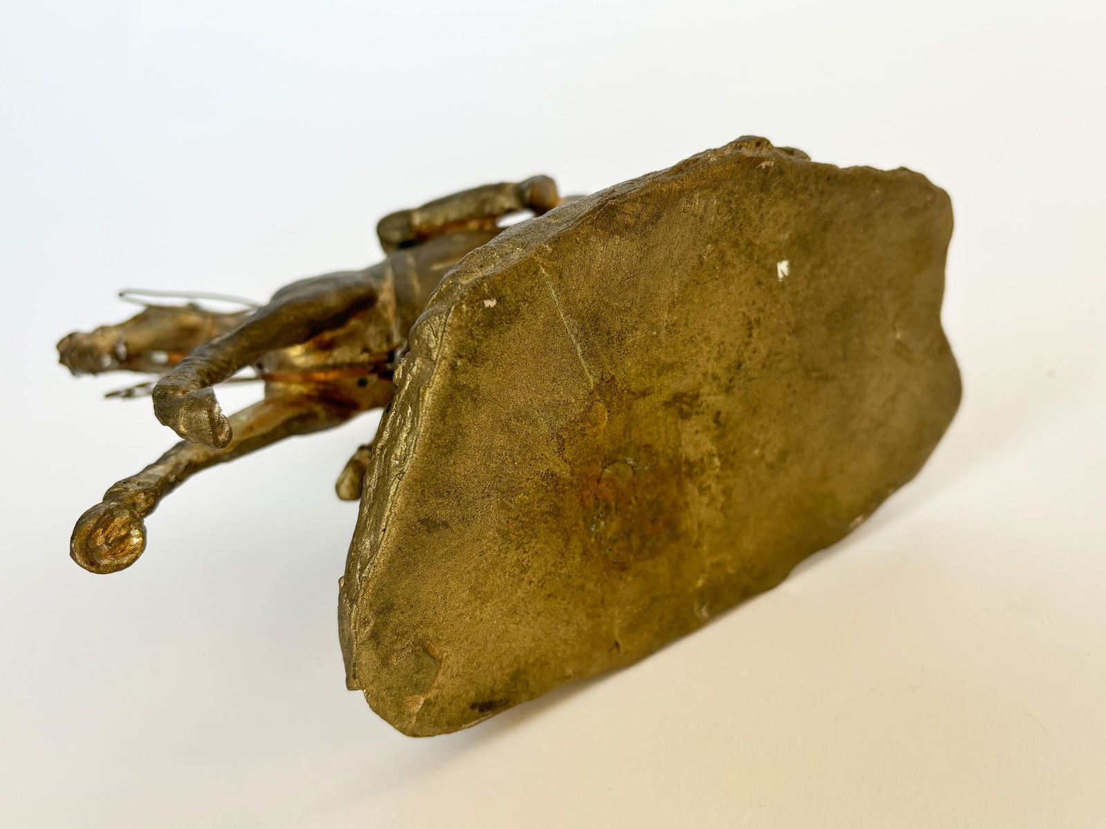 Mid 20th Century Equestrian Cast Bronze Polo Horse Sculpture - 4