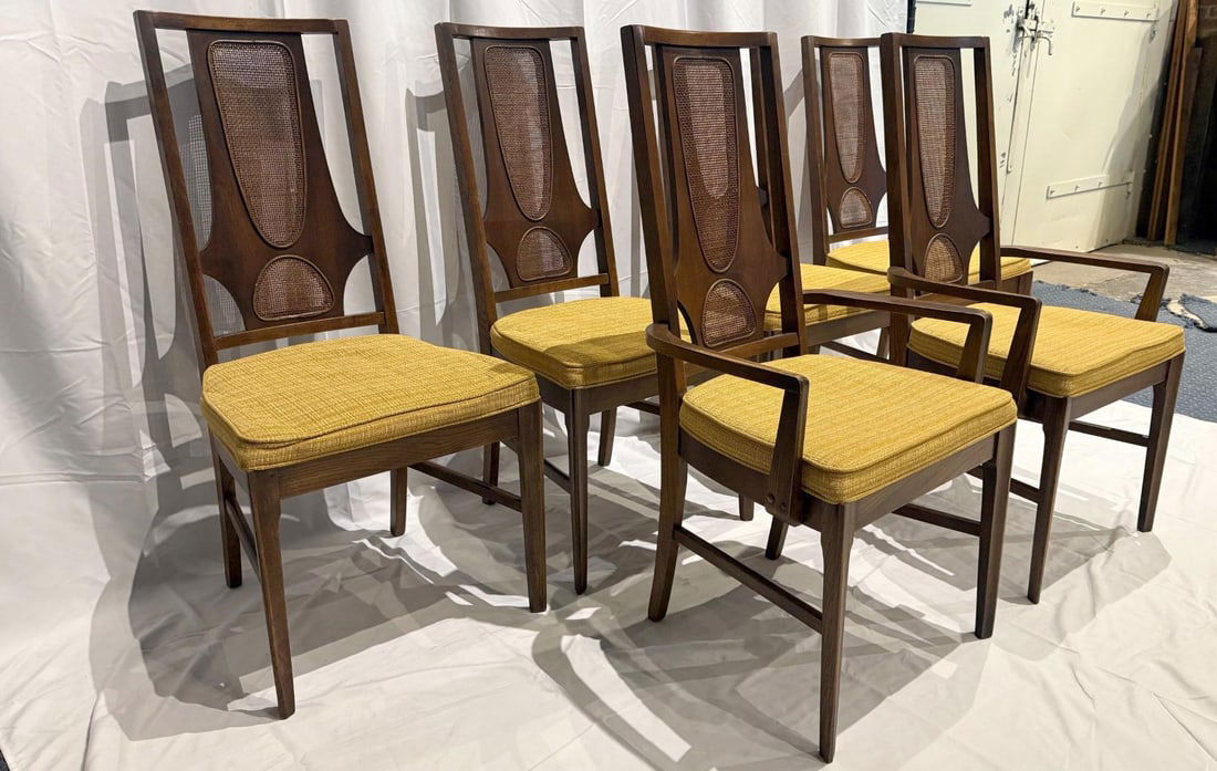 1960s Broyhill "Brasilia" Mid-Century Modern Dining Chairs - Set of 6 - 2