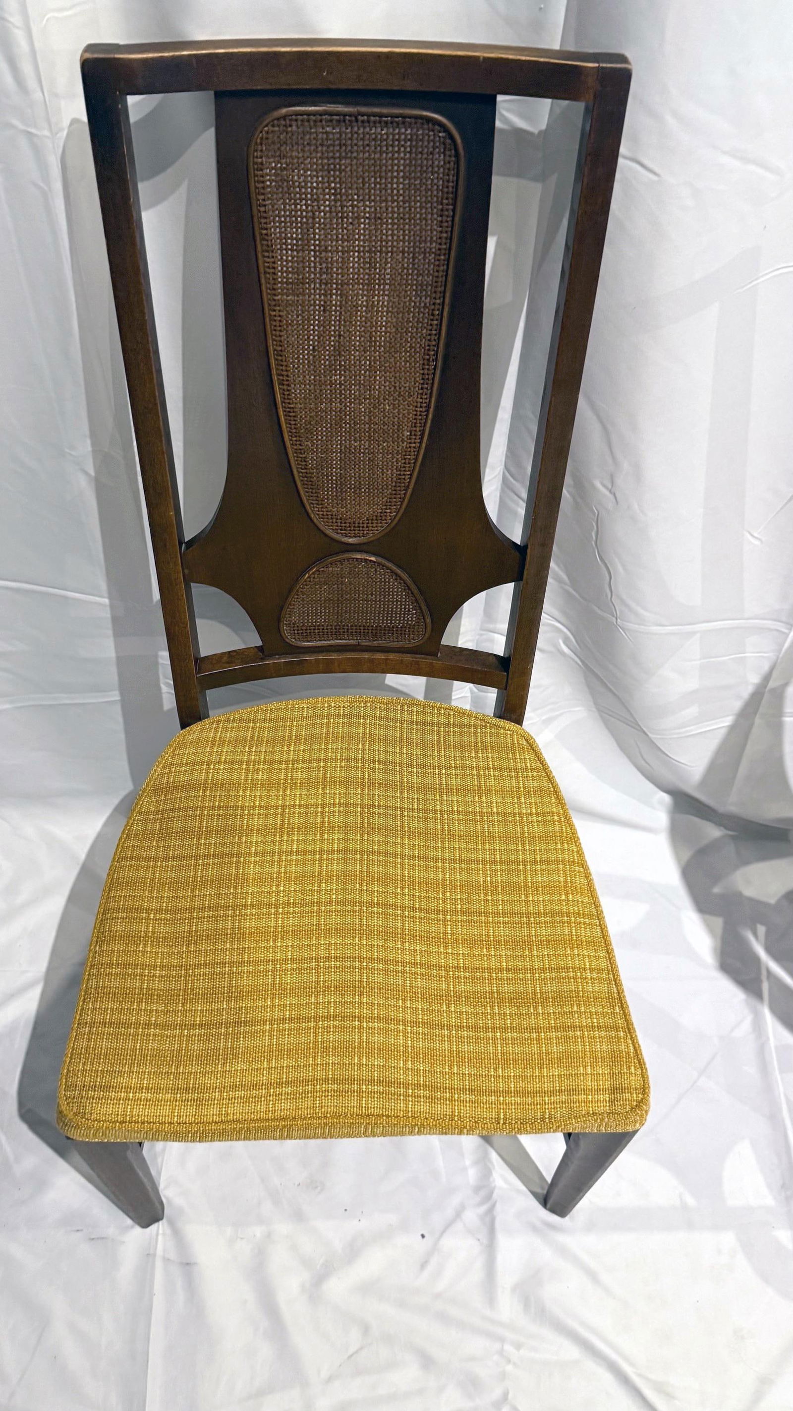 1960s Broyhill "Brasilia" Mid-Century Modern Dining Chairs - Set of 6 - 8