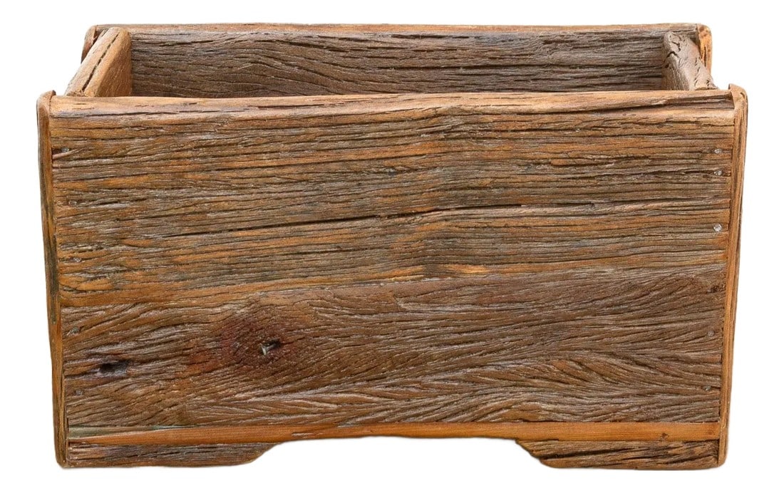 Rustic Charm, Reclaimed Wood Planter Box: This charming planter box, crafted from reclaimed wood, brings a touch of rustic warmth and farmhouse style to your home or garden. The wood's natural grain and weathered patina tell a story of time a