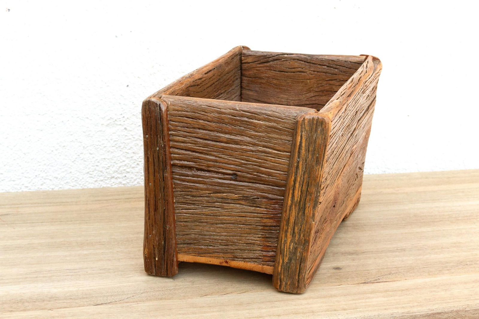 Rustic Charm, Reclaimed Wood Planter Box - 4