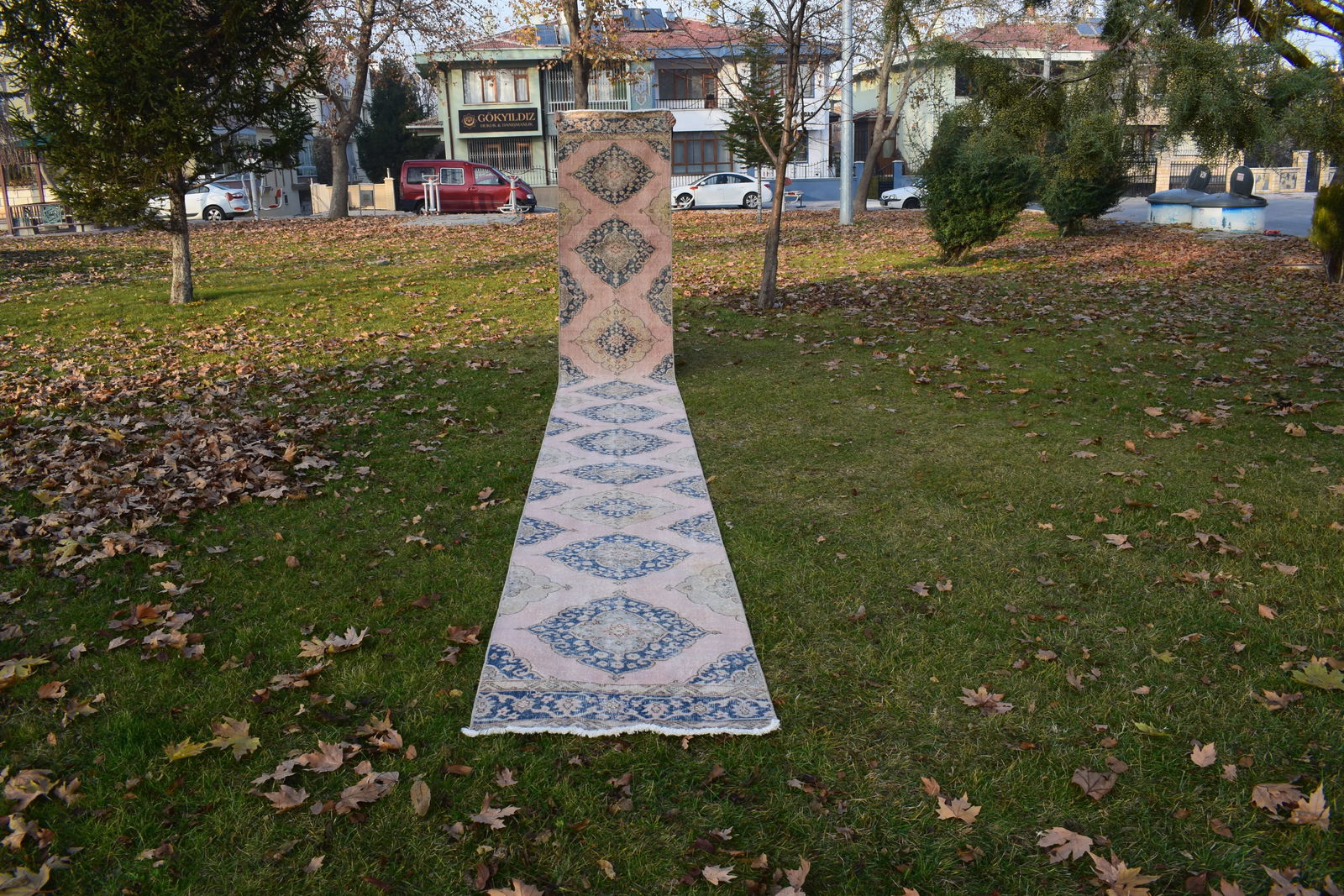 Vintage Turkish Oushak Extra Long Runner With Modern Style 2'10"×23'5" - 11