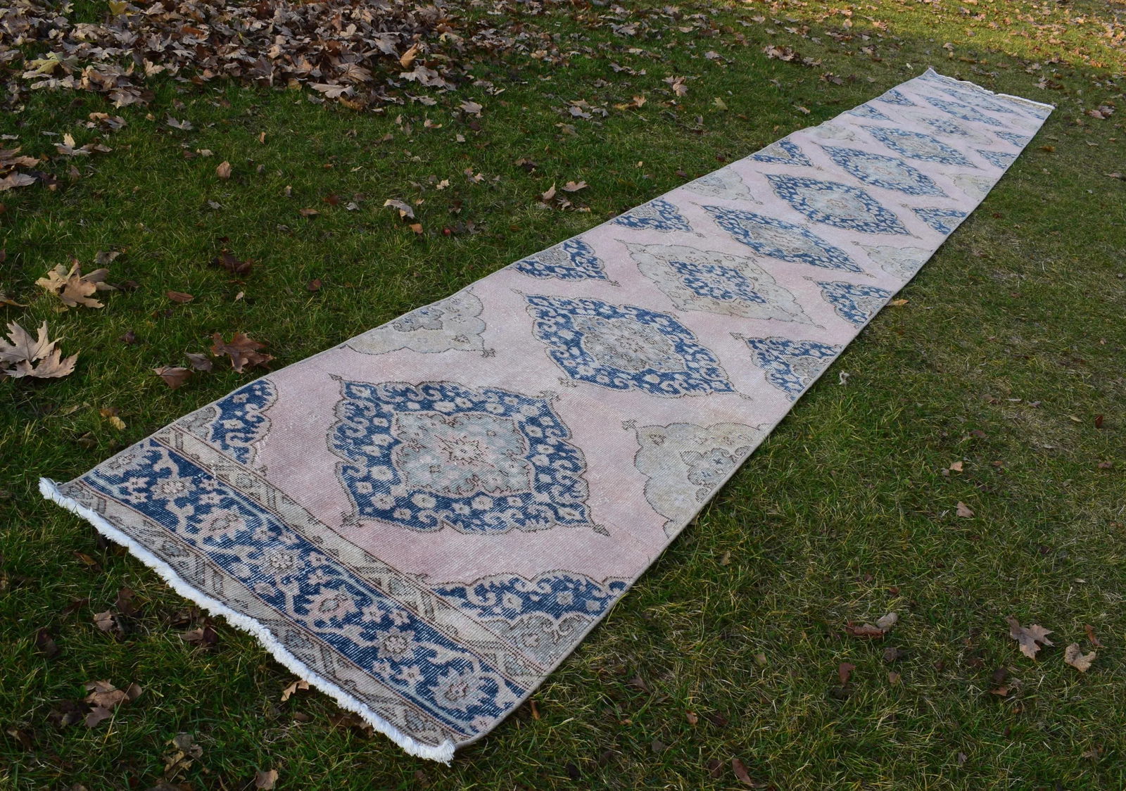 Vintage Turkish Oushak Extra Long Runner With Modern Style 2'10"×23'5" - 2