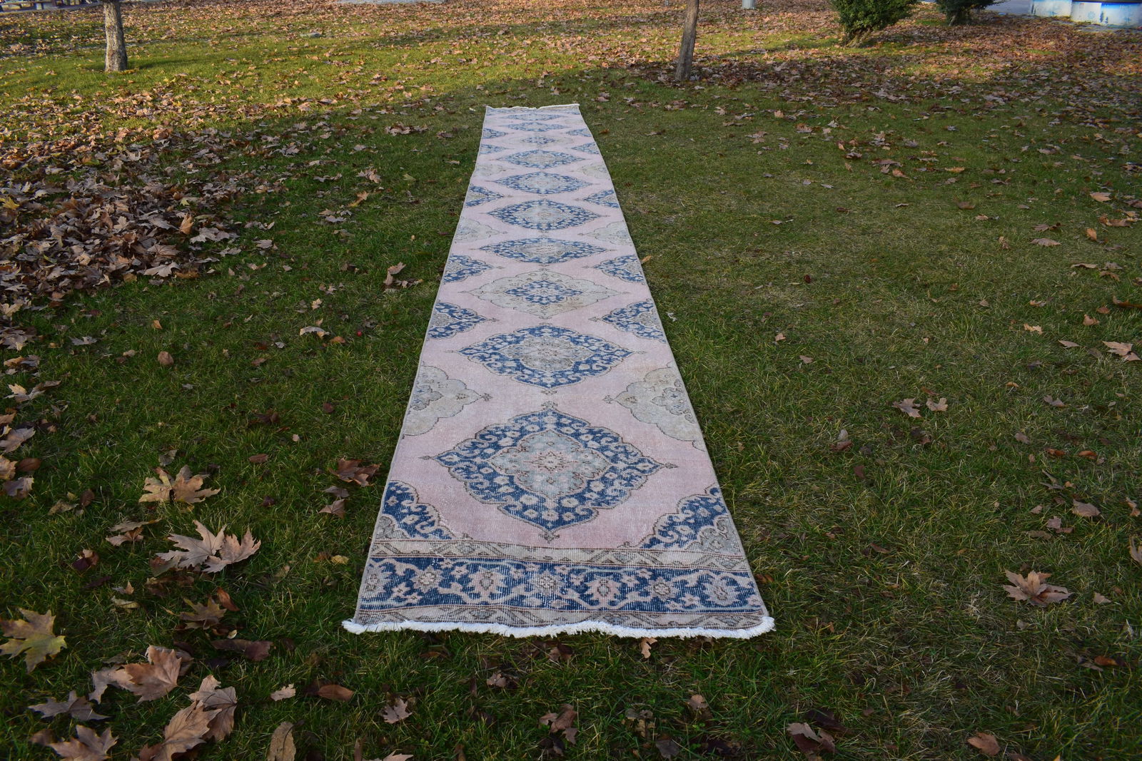 Vintage Turkish Oushak Extra Long Runner With Modern Style 2'10"×23'5" - 3