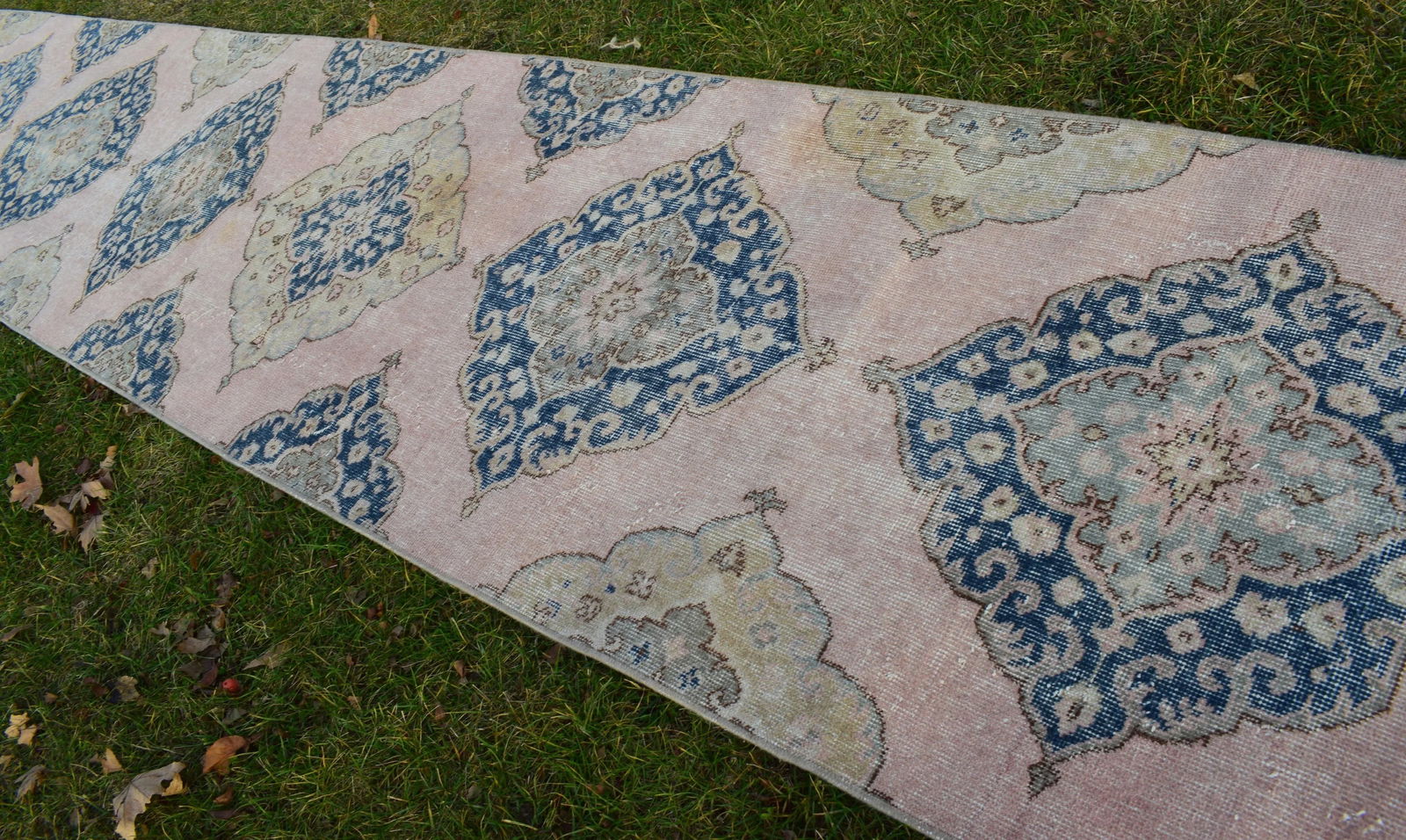 Vintage Turkish Oushak Extra Long Runner With Modern Style 2'10"×23'5" - 4