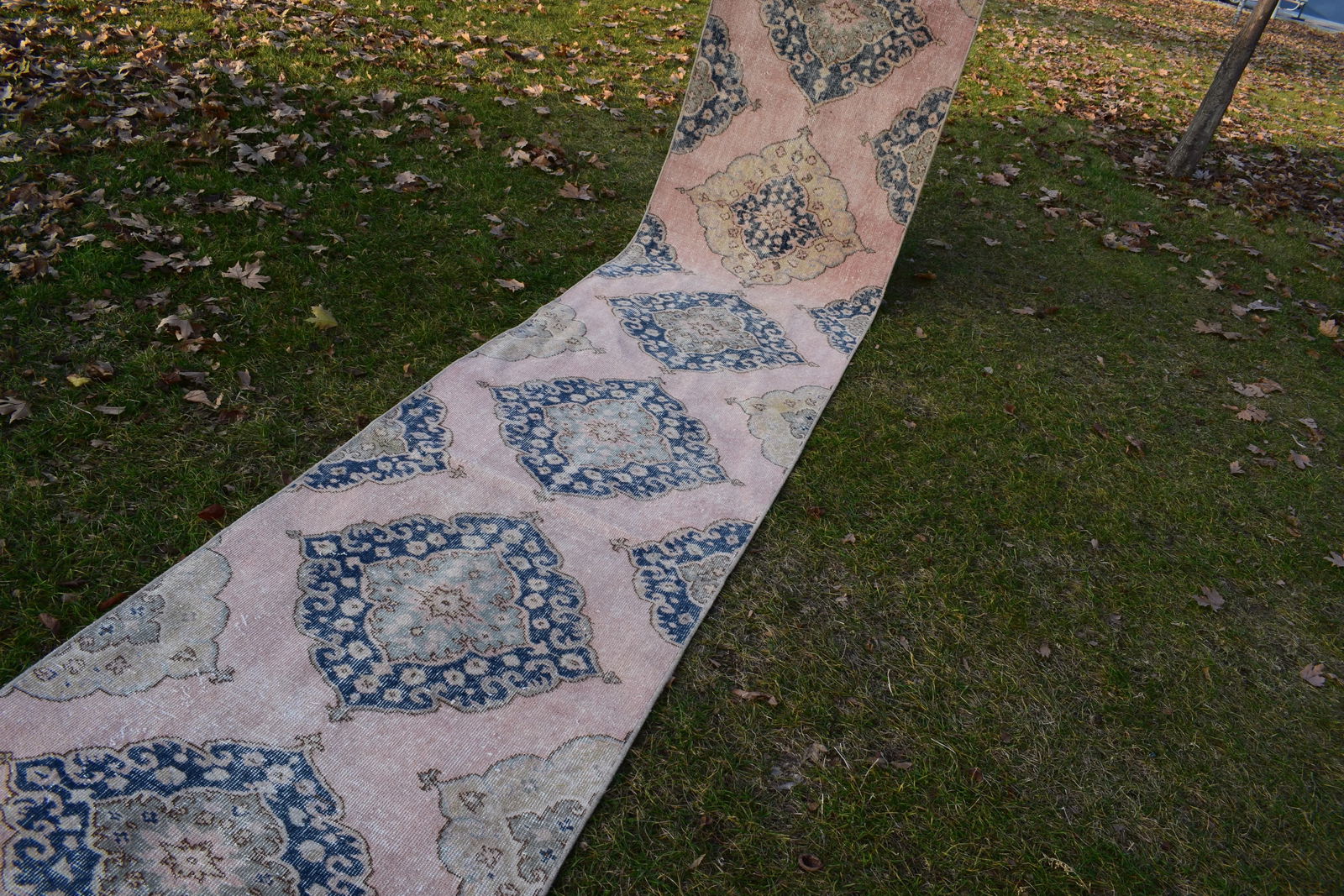 Vintage Turkish Oushak Extra Long Runner With Modern Style 2'10"×23'5" - 5