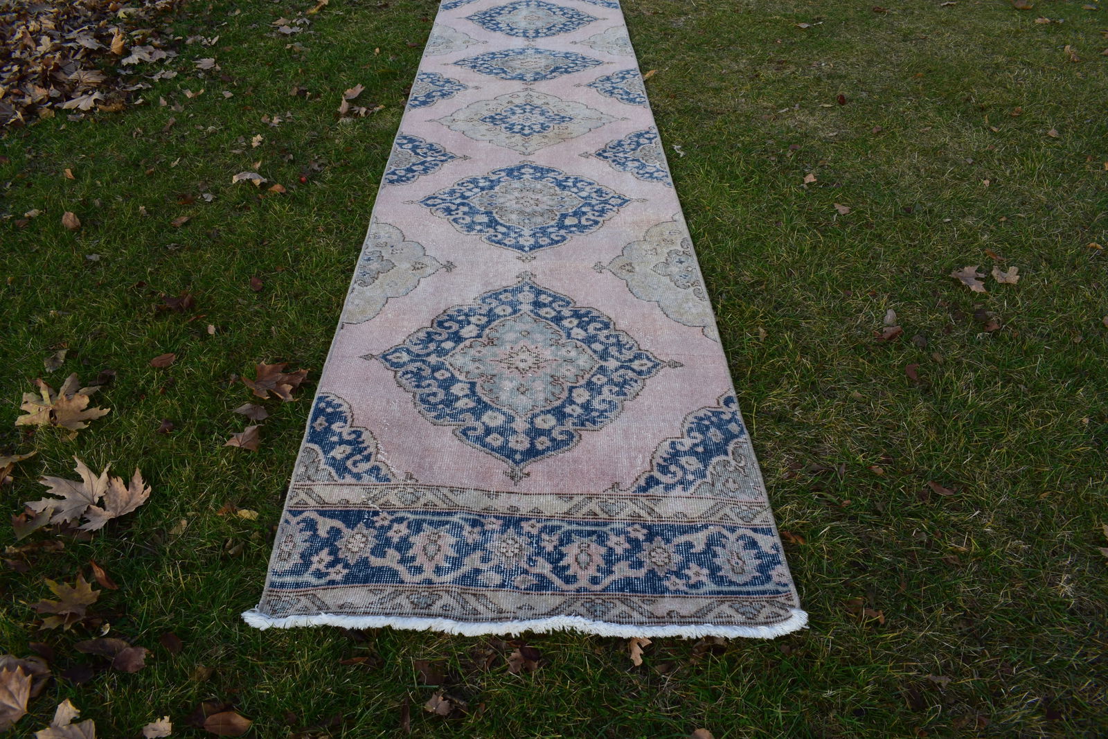Vintage Turkish Oushak Extra Long Runner With Modern Style 2'10"×23'5" - 8