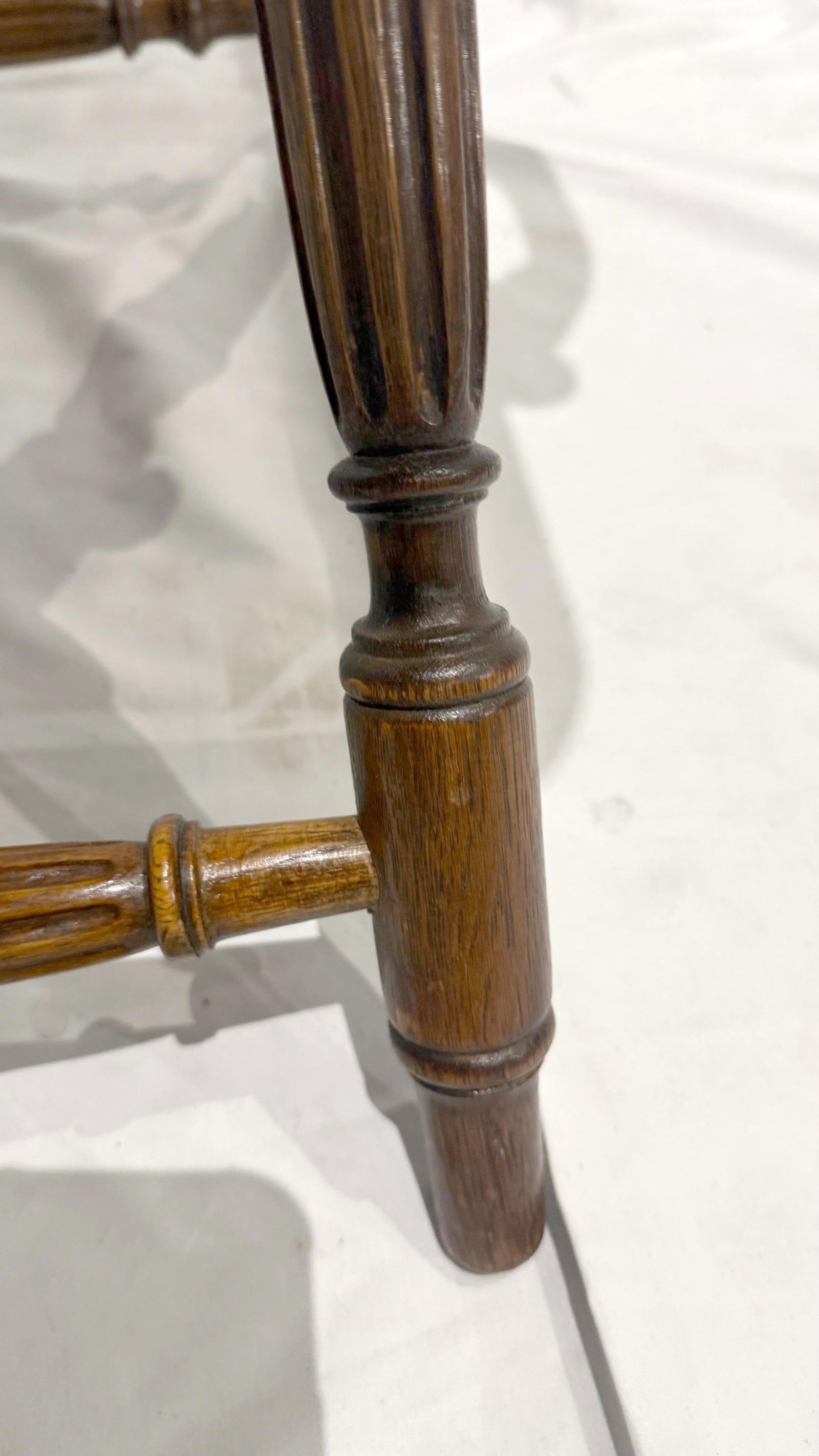 1920s - 1930s Folding Carved Oak Tray Table - 9