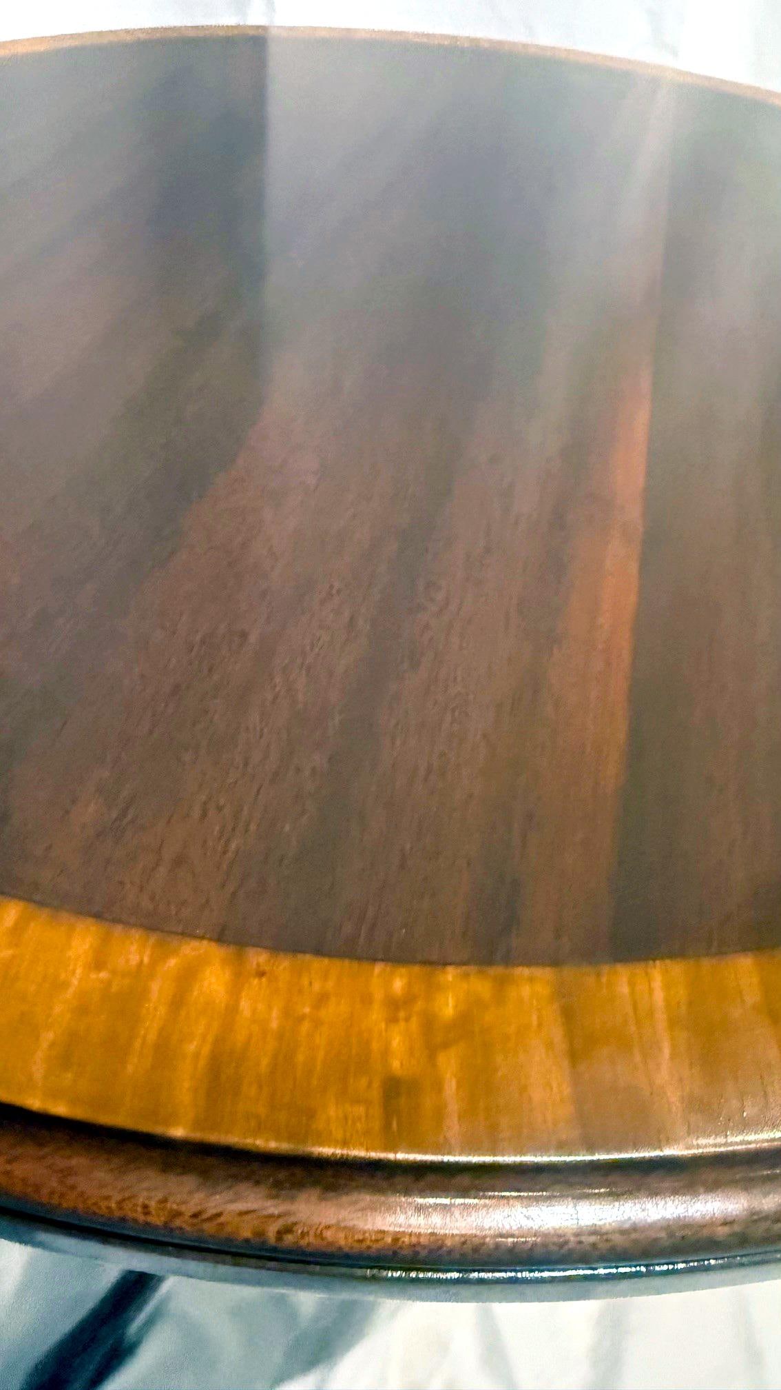 1930s Round Tilt-Top Table - 10