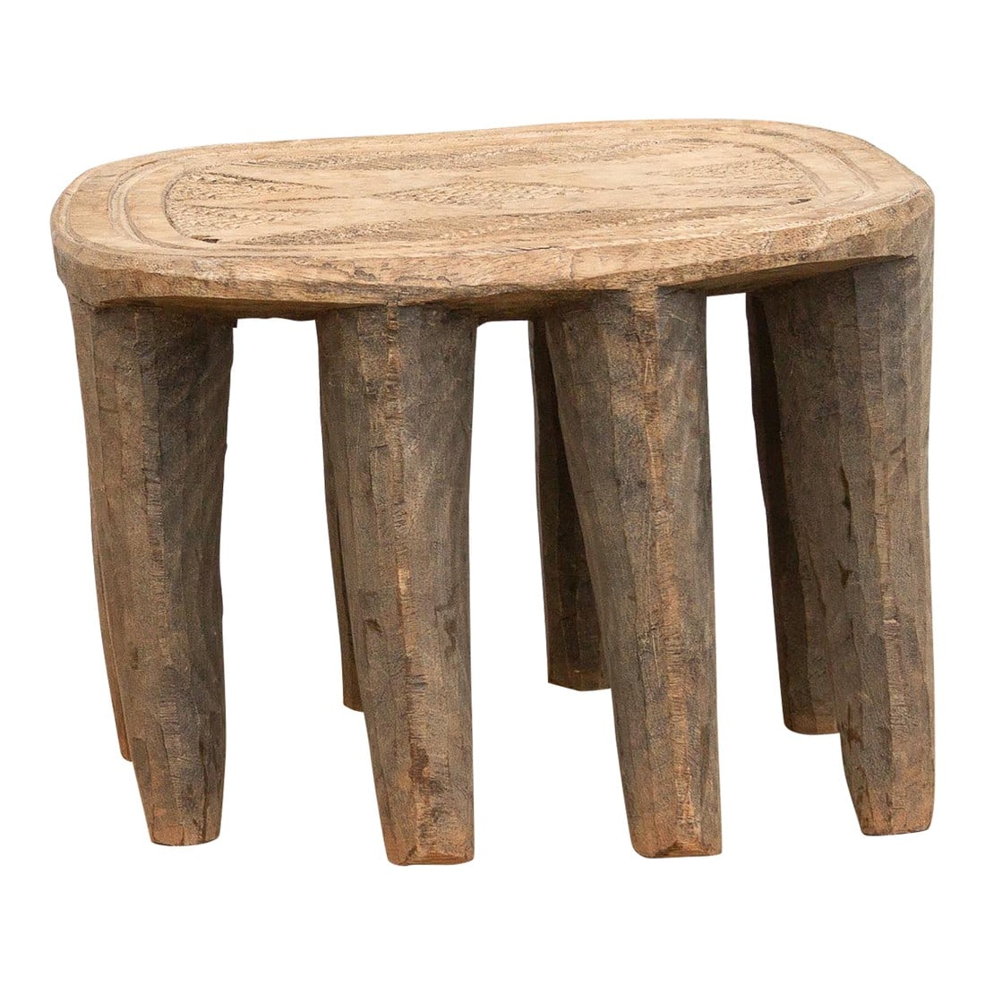 8-Legged Vintage Nupe Stool (1 of 9)